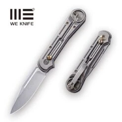 WEKNIFE Double Helix Slide Lock Knife Titanium Handle (3.3" CPM S35VN Blade) 815F