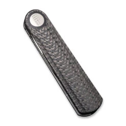 WEKNIFE Eidolon Front Flipper Knife Carbon Fiber Integral Handle (2.86" CPM 20CV Blade) WE19074A-C -We Knife weknife eidolon front flipper knife carbon fiber integral handle 378 cpm 20cv blade we19074a c 444347