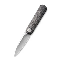 WEKNIFE Eidolon Front Flipper Knife Carbon Fiber Integral Handle (2.86" CPM 20CV Blade) WE19074A-C -We Knife weknife eidolon front flipper knife carbon fiber integral handle 378 cpm 20cv blade we19074a c 690882