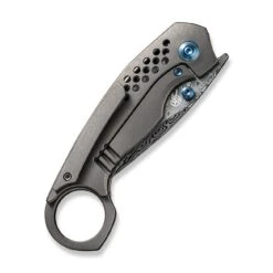 WEKNIFE Envisage Front Flipper Knife Titanium Handle (2.42" Damasteel Blade) WE22013-DS1 18 WEKNIFE Envisage Front Flipper Knife Titanium Handle (2.42" Damasteel Blade) WE22013-DS1 -We Knife weknife envisage front flipper knife gray titanium handle 242 hakkapella damasteel blade we22013 ds1 727760