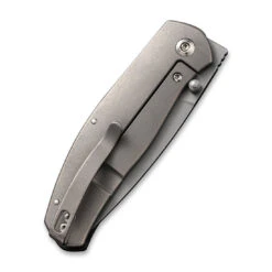 WEKNIFE Esprit Thumb Stud & Front Flipper Knife Carbon Fiber With Titanium Lock Side Handle (3.25" CPM 20CV Blade) WE20025A-A -We Knife weknife esprit thumb stud front flipper knife carbon fiber with titanium lock side handle 325 cpm 20cv blade we20025a a 443915