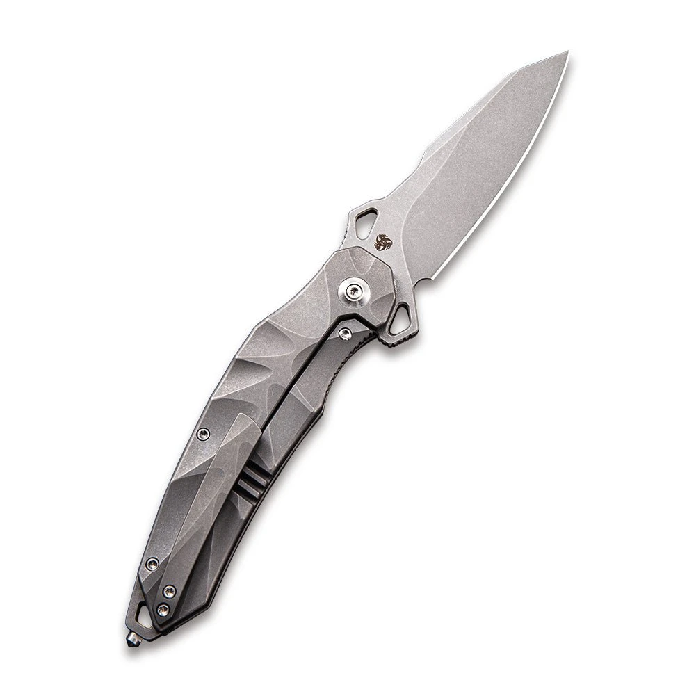 WEKNIFE Hecate Flipper Knife Titanium Handle (3.81" CPM 20CV Blade) 922A 4 WEKNIFE Hecate Flipper Knife Titanium Handle (3.81" CPM 20CV Blade) 922A - Image 2