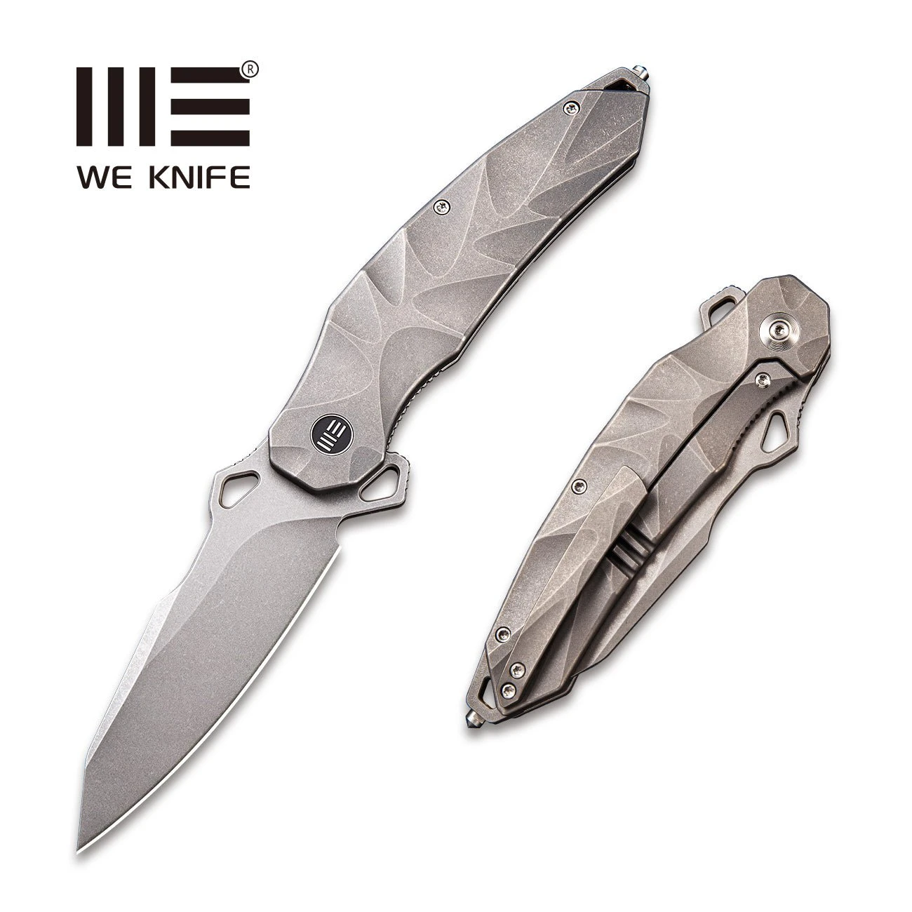 WEKNIFE Hecate Flipper Knife Titanium Handle (3.81" CPM 20CV Blade) 922A 3 WEKNIFE Hecate Flipper Knife Titanium Handle (3.81" CPM 20CV Blade) 922A