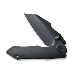 WEKNIFE High-Fin Thumb Stud Knife Titanium Handle (2.98" CPM 20CV Blade) WE22005-1 -We Knife weknife high fin thumb stud knife titanium handle 298 cpm 20cv blade we22005 1 519151