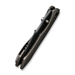 WEKNIFE High-Fin Thumb Stud Knife Titanium Handle (2.98" CPM 20CV Blade) WE22005-2 -We Knife weknife high fin thumb stud knife titanium handle 298 cpm 20cv blade we22005 2 562784