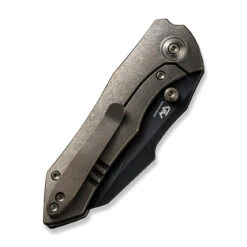 WEKNIFE High-Fin Thumb Stud Knife Titanium Handle (2.98" CPM 20CV Blade) WE22005-2 -We Knife weknife high fin thumb stud knife titanium handle 298 cpm 20cv blade we22005 2 723123