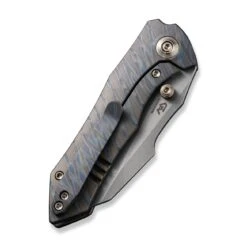 WEKNIFE High-Fin Thumb Stud Knife Titanium Handle (2.98" CPM 20CV Blade) WE22005-4 -We Knife weknife high fin thumb stud knife titanium handle 298 cpm 20cv blade we22005 4 441689
