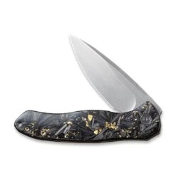 WEKNIFE Kitefin LE Flipper Knife Carbon Fiber With Titanium Lock Side Handle (3.24" CPM 20CV Blade) 2009A -We Knife weknife kitefin le flipper knife carbon fiber with titanium lock side handle 324 cpm 20cv blade 2009a 720375