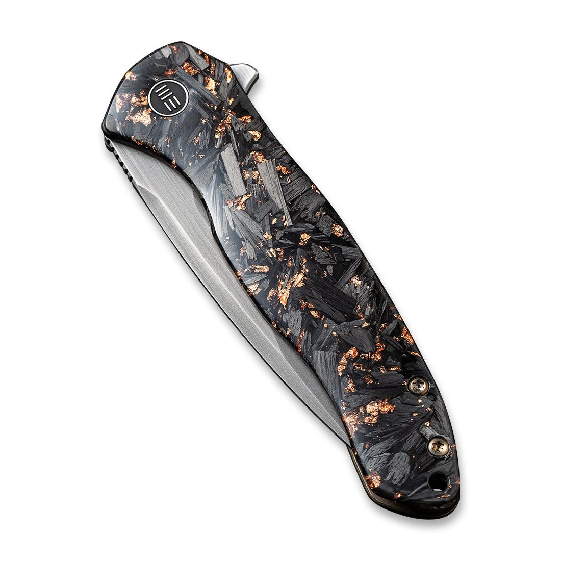 WEKNIFE Kitefin LE Flipper Knife Carbon Fiber With Titanium Lock Side Handle (3.24" CPM 20CV Blade) 2009B 7 WEKNIFE Kitefin LE Flipper Knife Carbon Fiber With Titanium Lock Side Handle (3.24" CPM 20CV Blade) 2009B - Image 5