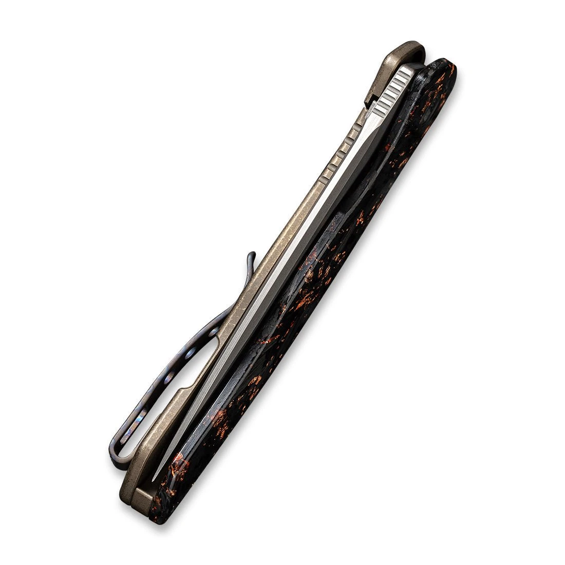 WEKNIFE Kitefin LE Flipper Knife Carbon Fiber With Titanium Lock Side Handle (3.24" CPM 20CV Blade) 2009B 9 WEKNIFE Kitefin LE Flipper Knife Carbon Fiber With Titanium Lock Side Handle (3.24" CPM 20CV Blade) 2009B - Image 7