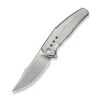 WE Kyklos Folding Knife Gray Titanium Handle M390 Plain Edge Hand Rubbed Satin Flat Finish WE23086-4 -We Knife weknife kyklos flipper knife gray titanium handle 379 hand rubbed satin bohler m390 blade we23086 4 751369 700x 61655.1746809126