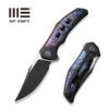 WEKNIFE Magnetron Flipper Knife Titanium Handle (3.76" CPM 20CV Blade) WE18058-4 -We Knife weknife magnetron flipper knife black titanium handle with flamed titanium inlay 376 black stonewashed cpm 20cv blade satin flat we18058 4 258293