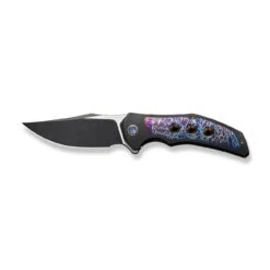 WEKNIFE Magnetron Flipper Knife Titanium Handle (3.76" CPM 20CV Blade) WE18058-4 15 WEKNIFE Magnetron Flipper Knife Titanium Handle (3.76" CPM 20CV Blade) WE18058-4 -We Knife weknife magnetron flipper knife black titanium handle with flamed titanium inlay 376 black stonewashed cpm 20cv blade satin flat we18058 4 786285