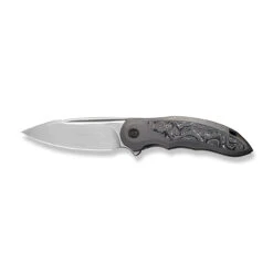 WEKNIFE Makani Flipper Knife Titanium Handle With Carbon Fiber Inlay (3.61" CPM 20CV Blade) WE21048B-2 -We Knife weknife makani flipper knife titanium handle with carbon fiber inlay 361 cpm 20cv blade we21048b 2 183163