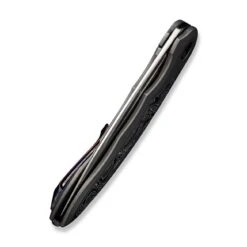 WEKNIFE Makani Flipper Knife Titanium Handle With Carbon Fiber Inlay (3.61" CPM 20CV Blade) WE21048B-2 -We Knife weknife makani flipper knife titanium handle with carbon fiber inlay 361 cpm 20cv blade we21048b 2 365884