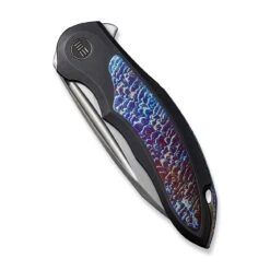 WEKNIFE Makani Flipper Knife Titanium Handle With Flamed Titanium Inlay (3.61" CPM 20CV Blade) WE21048B-3 17 WEKNIFE Makani Flipper Knife Titanium Handle With Flamed Titanium Inlay (3.61" CPM 20CV Blade) WE21048B-3 -We Knife weknife makani flipper knife titanium handle with flamed titanium inlay 361 cpm 20cv blade we21048b 3 279129