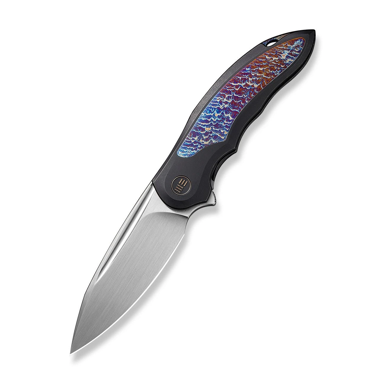 WEKNIFE Makani Flipper Knife Titanium Handle With Flamed Titanium Inlay (3.61" CPM 20CV Blade) WE21048B-3 5 WEKNIFE Makani Flipper Knife Titanium Handle With Flamed Titanium Inlay (3.61" CPM 20CV Blade) WE21048B-3 - Image 3