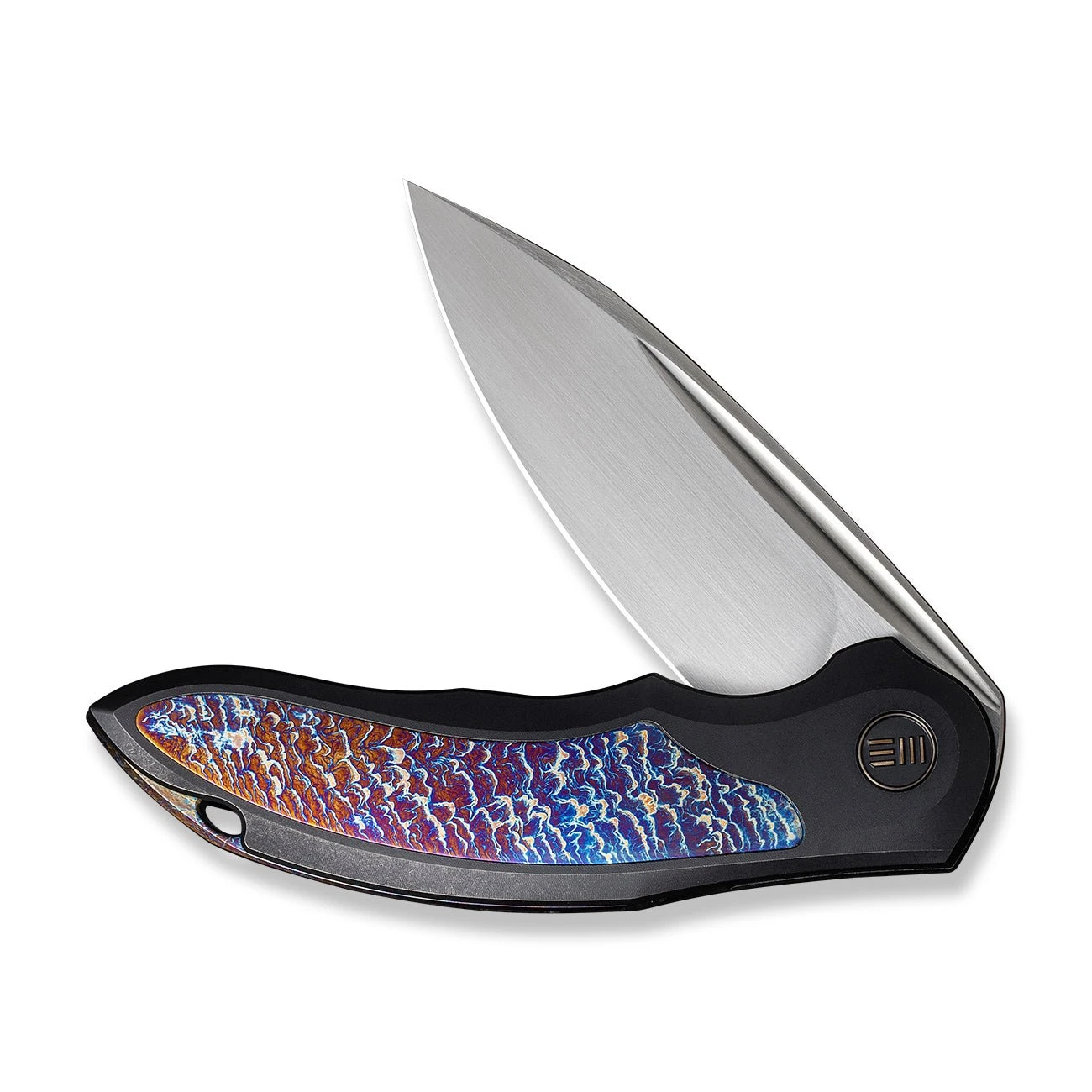 WEKNIFE Makani Flipper Knife Titanium Handle With Flamed Titanium Inlay (3.61" CPM 20CV Blade) WE21048B-3 7 WEKNIFE Makani Flipper Knife Titanium Handle With Flamed Titanium Inlay (3.61" CPM 20CV Blade) WE21048B-3 - Image 5