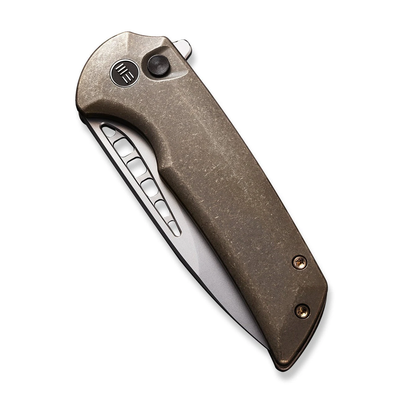 WEKNIFE Mini Malice Flipper & Button Lock Knife Titanium Handle (2.98" CPM 20CV Blade) WE054BL-4 8 WEKNIFE Mini Malice Flipper & Button Lock Knife Titanium Handle (2.98" CPM 20CV Blade) WE054BL-4 - Image 6