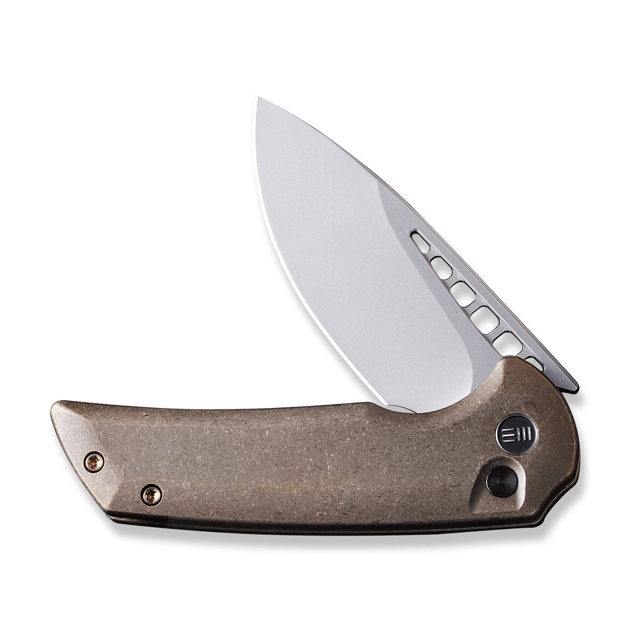 WEKNIFE Mini Malice Flipper & Button Lock Knife Titanium Handle (2.98" CPM 20CV Blade) WE054BL-4 7 WEKNIFE Mini Malice Flipper & Button Lock Knife Titanium Handle (2.98" CPM 20CV Blade) WE054BL-4 - Image 5