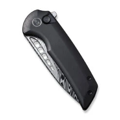 WEKNIFE Mini Malice Flipper & Button Lock Knife Titanium Handle (2.98" Damasteel Blade) WE054BL-DS1 17 WEKNIFE Mini Malice Flipper & Button Lock Knife Titanium Handle (2.98" Damasteel Blade) WE054BL-DS1 -We Knife weknife mini malice flipper button lock knife titanium handle 298 damasteel blade we054bl ds1 237230