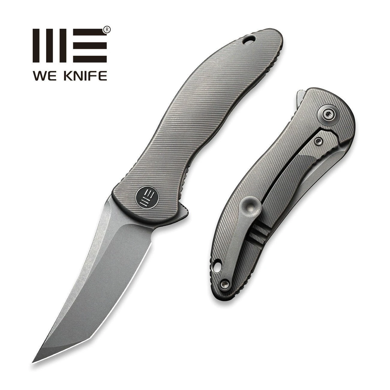 WEKNIFE Mini Synergy Flipper Knife Titanium Integral Handle (2.93" CPM 20CV Blade) 2012A 3 WEKNIFE Mini Synergy Flipper Knife Titanium Integral Handle (2.93" CPM 20CV Blade) 2012A