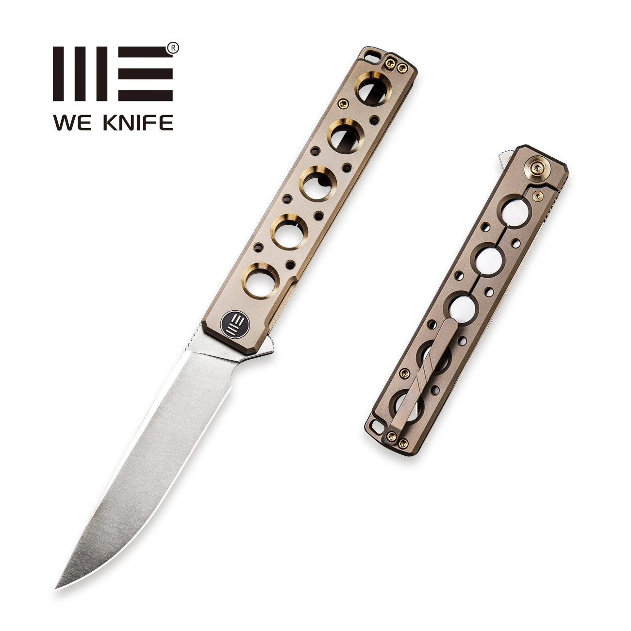 WEKNIFE Miscreant Flipper Knife Titanium Handle (4" CPM S35VN Blade) 913B 3 WEKNIFE Miscreant Flipper Knife Titanium Handle (4" CPM S35VN Blade) 913B