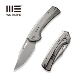 New Release 7 WEKNIFE Nefaris Flipper Knife Titanium Handle (3.48" CPM 20CV Blade) WE22040D-2
