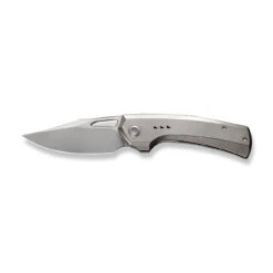 WEKNIFE Nefaris Flipper Knife Titanium Handle (3.48" CPM 20CV Blade) WE22040D-2 15 WEKNIFE Nefaris Flipper Knife Titanium Handle (3.48" CPM 20CV Blade) WE22040D-2 -We Knife weknife nefaris button lock knife polished bead blasted titanium handle 348 polished bead blasted cpm 20cv blade we22040d 2 567247