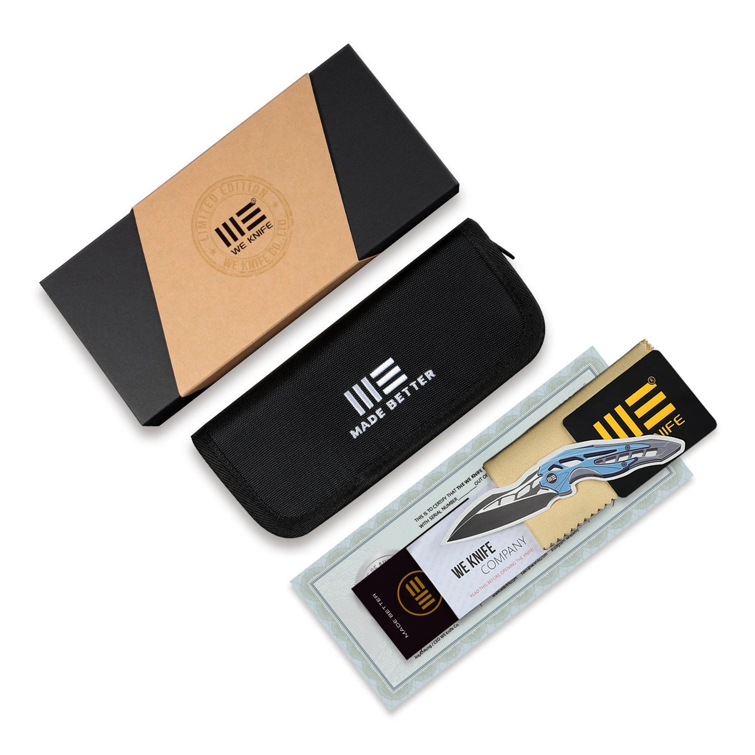 WEKNIFE Nefaris Flipper Knife Titanium Handle (3.48" CPM 20CV Blade) WE22040D-2 12 WEKNIFE Nefaris Flipper Knife Titanium Handle (3.48" CPM 20CV Blade) WE22040D-2 - Image 10