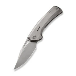 WEKNIFE Nefaris Flipper Knife Titanium Handle (3.48" CPM 20CV Blade) WE22040D-2 14 WEKNIFE Nefaris Flipper Knife Titanium Handle (3.48" CPM 20CV Blade) WE22040D-2 -We Knife weknife nefaris button lock knife polished bead blasted titanium handle 348 polished bead blasted cpm 20cv blade we22040d 2 775781