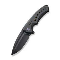 WEKNIFE Nexusia Flipper Knife Titanium Handle (3.48" CPM 20CV Blade) WE22044-1 14 WEKNIFE Nexusia Flipper Knife Titanium Handle (3.48" CPM 20CV Blade) WE22044-1 -We Knife weknife nexusia flipper knife black titanium handle 348 black stonewashed cpm 20cv blade we22044 1 991608
