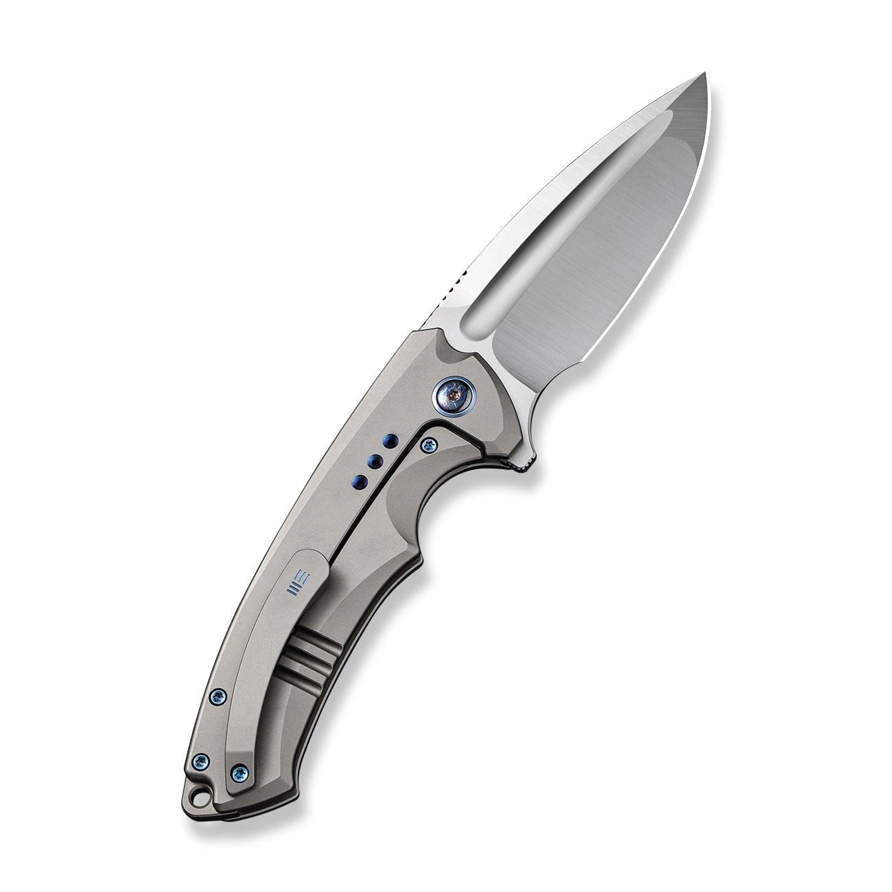 WEKNIFE Nexusia Flipper Knife Titanium Handle (3.48" CPM 20CV Blade) WE22044-2 4 WEKNIFE Nexusia Flipper Knife Titanium Handle (3.48" CPM 20CV Blade) WE22044-2 - Image 2
