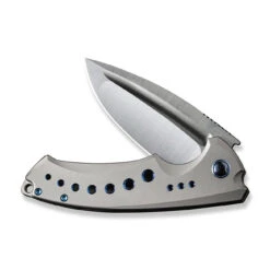 WEKNIFE Nexusia Flipper Knife Titanium Handle (3.48" CPM 20CV Blade) WE22044-2 16 WEKNIFE Nexusia Flipper Knife Titanium Handle (3.48" CPM 20CV Blade) WE22044-2 -We Knife weknife nexusia flipper knife gray titanium handle 348 hand polished satin cpm 20cv blade we22044 2 278159