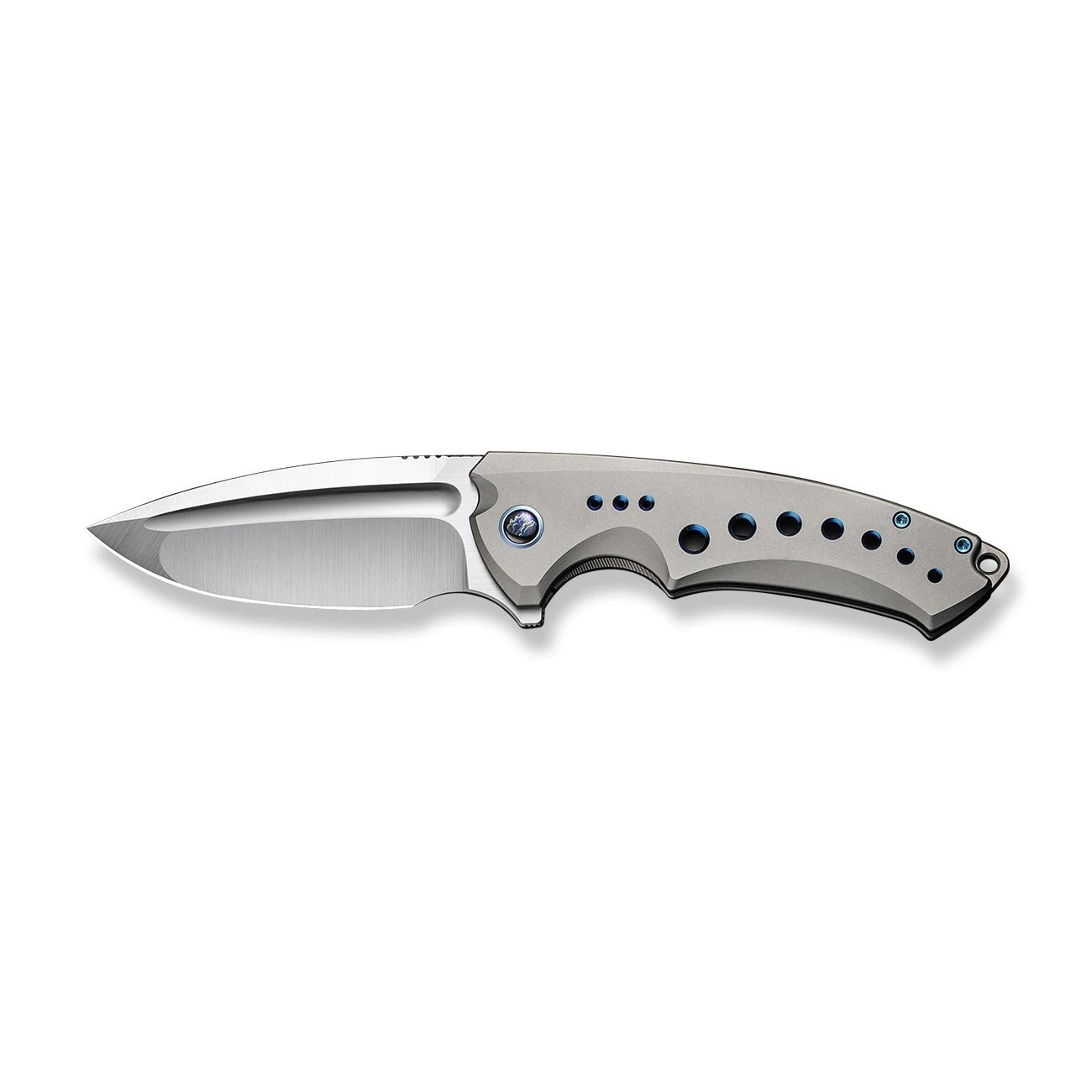 WEKNIFE Nexusia Flipper Knife Titanium Handle (3.48" CPM 20CV Blade) WE22044-2 6 WEKNIFE Nexusia Flipper Knife Titanium Handle (3.48" CPM 20CV Blade) WE22044-2 - Image 4