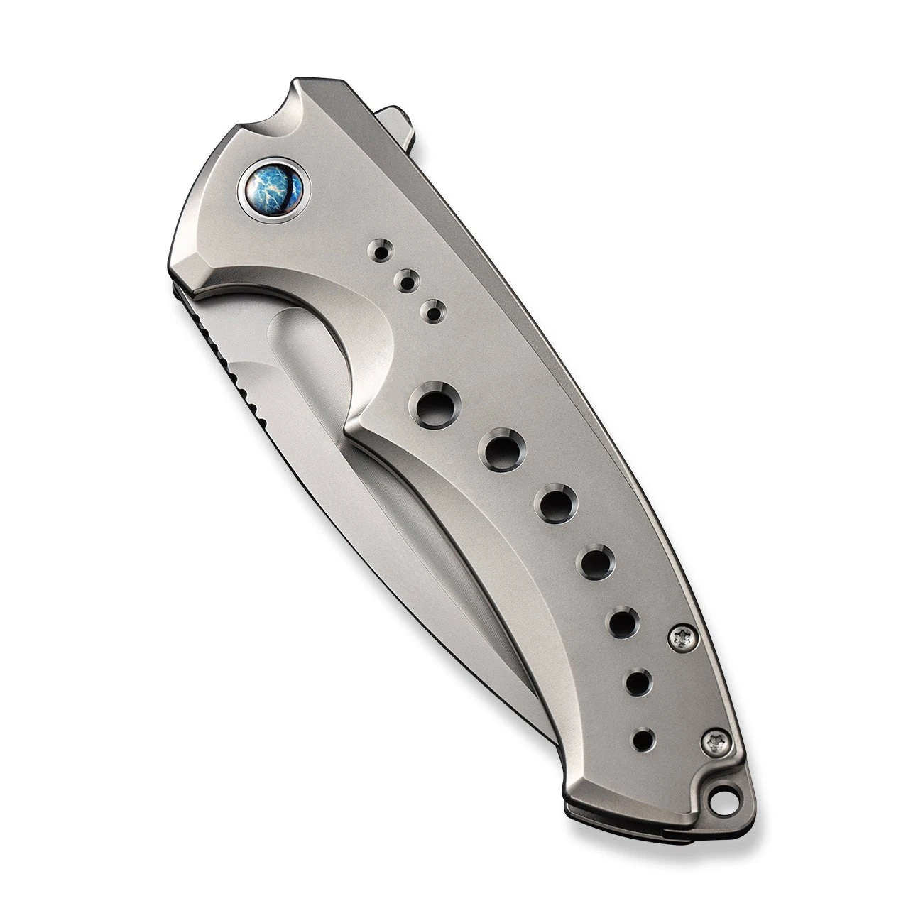 WEKNIFE Nexusia Flipper Knife Titanium Handle (3.48" CPM 20CV Blade) WE22044-4 8 WEKNIFE Nexusia Flipper Knife Titanium Handle (3.48" CPM 20CV Blade) WE22044-4 - Image 6