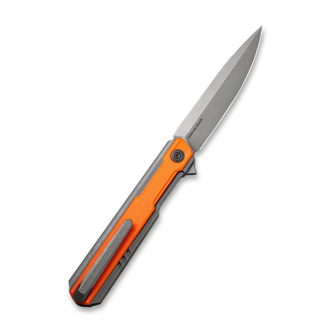 WEKNIFE Peer Flipper Knife Titanium Handle With G10 Overlay (3.46" CPM 20CV Blade) 2015A 4 WEKNIFE Peer Flipper Knife Titanium Handle With G10 Overlay (3.46" CPM 20CV Blade) 2015A - Image 2