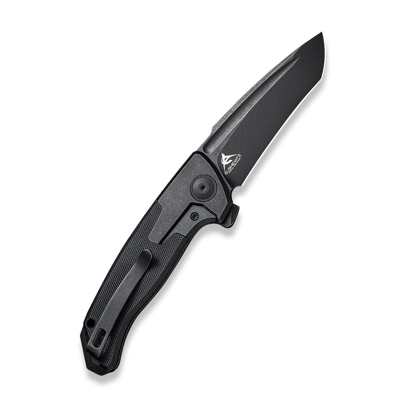 WEKNIFE Press Check Flipper Knife Titanium Handle With G10 Inlay (3.15" CPM 20CV Balde) WE20078A-1 4 WEKNIFE Press Check Flipper Knife Titanium Handle With G10 Inlay (3.15" CPM 20CV Balde) WE20078A-1 - Image 2