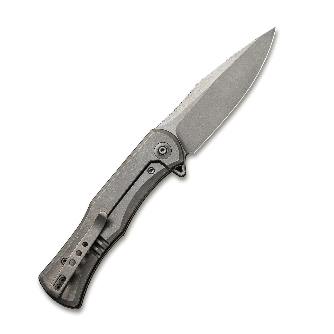 WEKNIFE Primoris Flipper Knife Titanium Handle (3.47" CPM 20CV Blade) WE20047A-1 4 WEKNIFE Primoris Flipper Knife Titanium Handle (3.47" CPM 20CV Blade) WE20047A-1 - Image 2