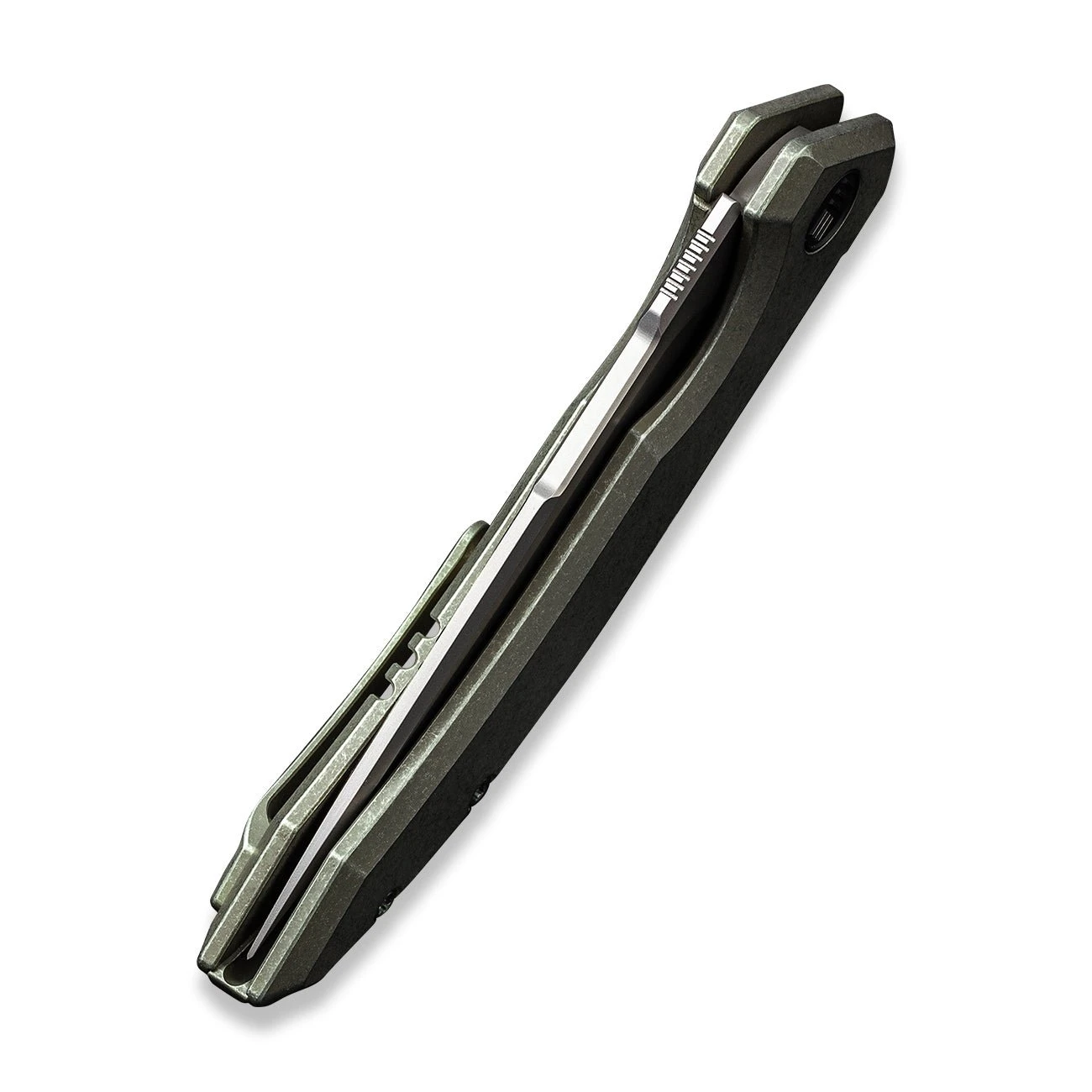 WEKNIFE Quixotic Flipper Knife Titanium Handle (3.45" CPM 20CV Blade) WE21016-4 7 WEKNIFE Quixotic Flipper Knife Titanium Handle (3.45" CPM 20CV Blade) WE21016-4 - Image 5