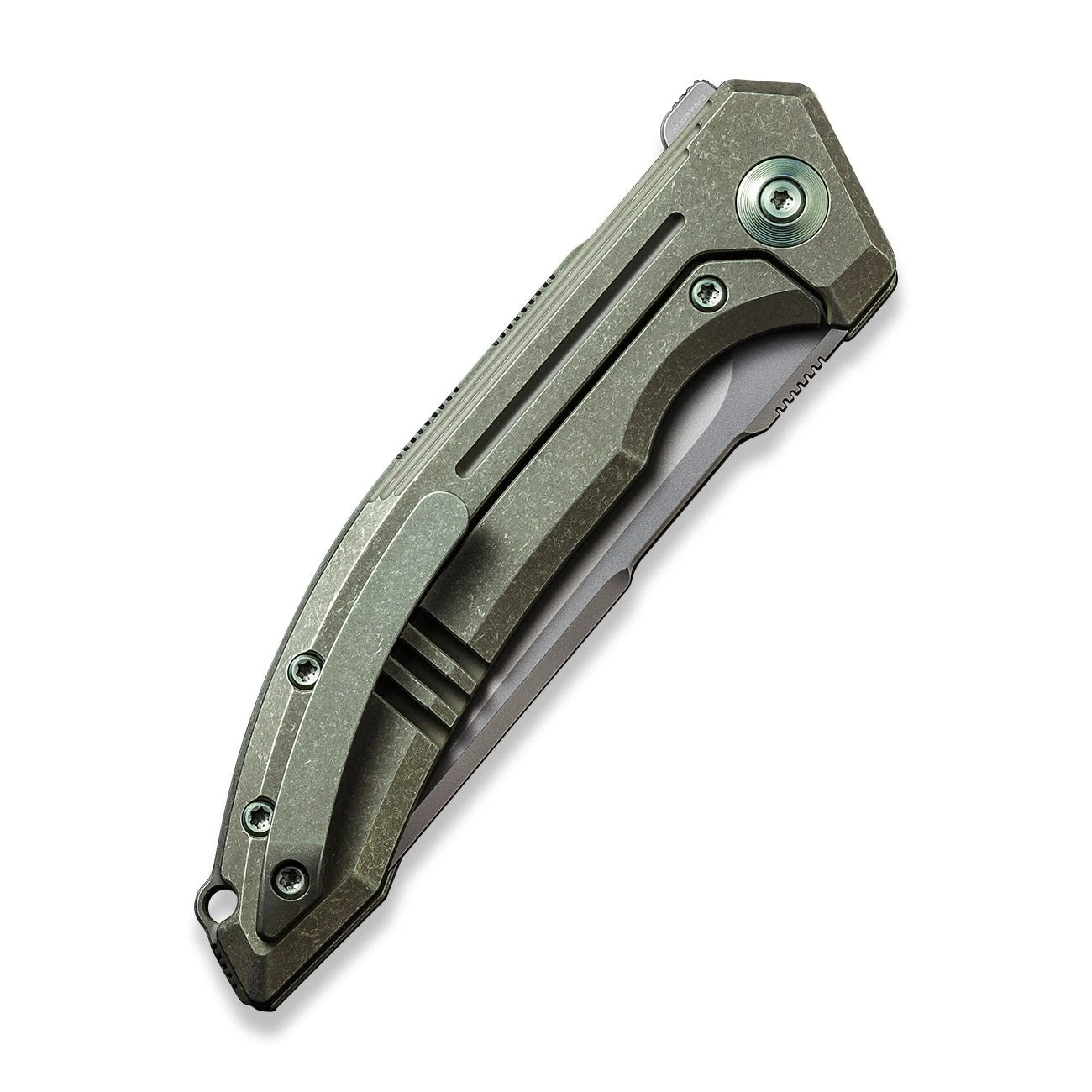 WEKNIFE Quixotic Flipper Knife Titanium Handle (3.45" CPM 20CV Blade) WE21016-4 6 WEKNIFE Quixotic Flipper Knife Titanium Handle (3.45" CPM 20CV Blade) WE21016-4 - Image 4