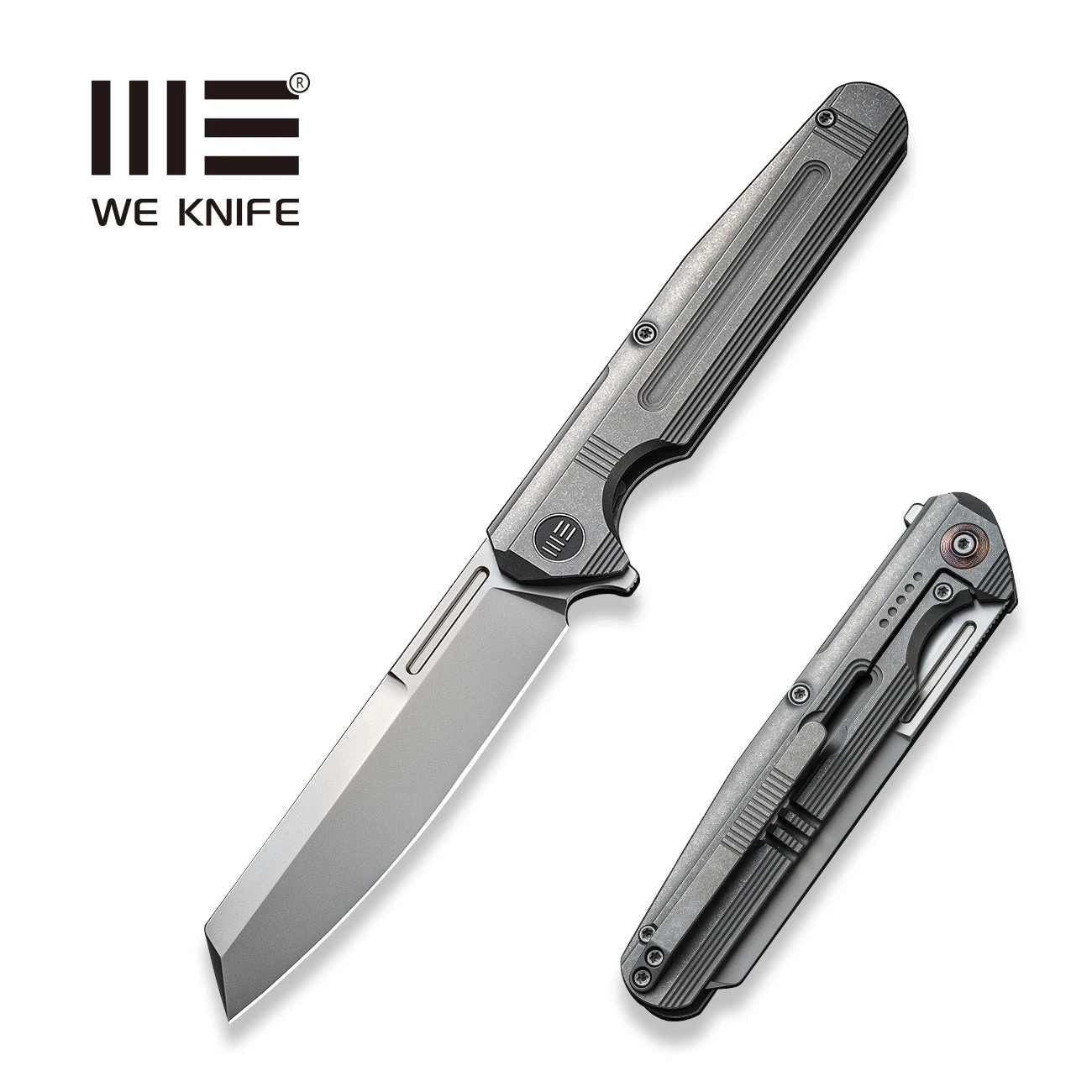 WEKNIFE Reiver Flipper Knife Titanium Handle (3.97" CPM S35VN Blade) WE16020-1 3 WEKNIFE Reiver Flipper Knife Titanium Handle (3.97" CPM S35VN Blade) WE16020-1