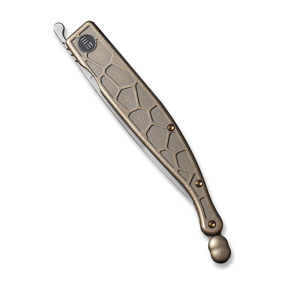 WEKNIFE Roman Front Flipper Knife Titanium Handle(3.95" CPM S35VN Blade) 2008A 7 WEKNIFE Roman Front Flipper Knife Titanium Handle(3.95" CPM S35VN Blade) 2008A - Image 5