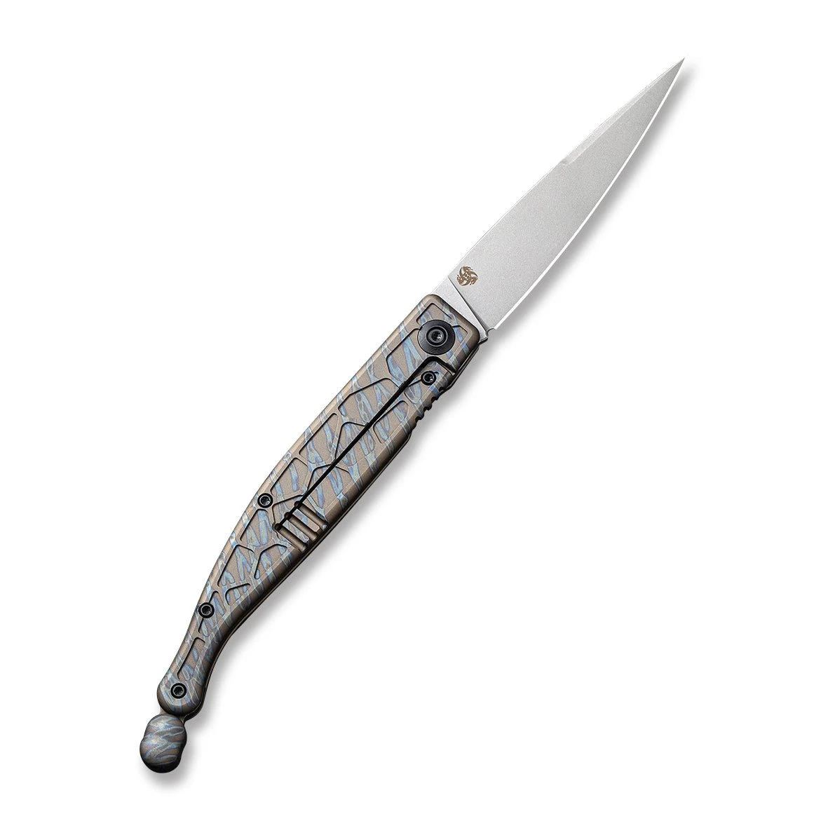 WEKNIFE Roman Front Flipper Knife Titanium Handle(3.95" CPM S35VN Blade) 2008D 4 WEKNIFE Roman Front Flipper Knife Titanium Handle(3.95" CPM S35VN Blade) 2008D - Image 2