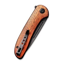 WEKNIFE Saakshi Flipper Knife Wood Handle (3.30" CPM 20CV Blade) WE20020C-3 -We Knife weknife saakshi flipper knife wood handle 330 cpm 20cv blade we20020c 3 410703