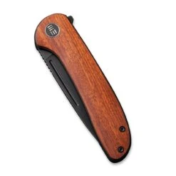 WEKNIFE Saakshi Flipper Knife Wood Handle (3.30" CPM 20CV Blade) WE20020C-3 -We Knife weknife saakshi flipper knife wood handle 330 cpm 20cv blade we20020c 3 995753
