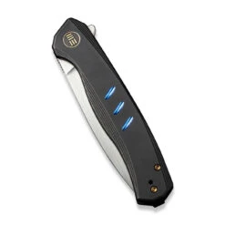 WEKNIFE Seer Flipper Knife Titanium Handle (3.48" CPM 20CV Blade) WE20015-1 -We Knife weknife seer flipper knife titanium handle 348 cpm 20cv blade we20015 1 439413