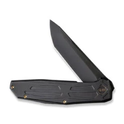 WEKNIFE Shadowfire Flipper Knife Titanium Handle (3.97" CPM 20CV Blade) WE22035-1 15 WEKNIFE Shadowfire Flipper Knife Titanium Handle (3.97" CPM 20CV Blade) WE22035-1 -We Knife weknife shadowfire flipper knife black titanium handle 397 black stonewashed bevels black brushed flats cpm 20cv blade we22035 1 294900