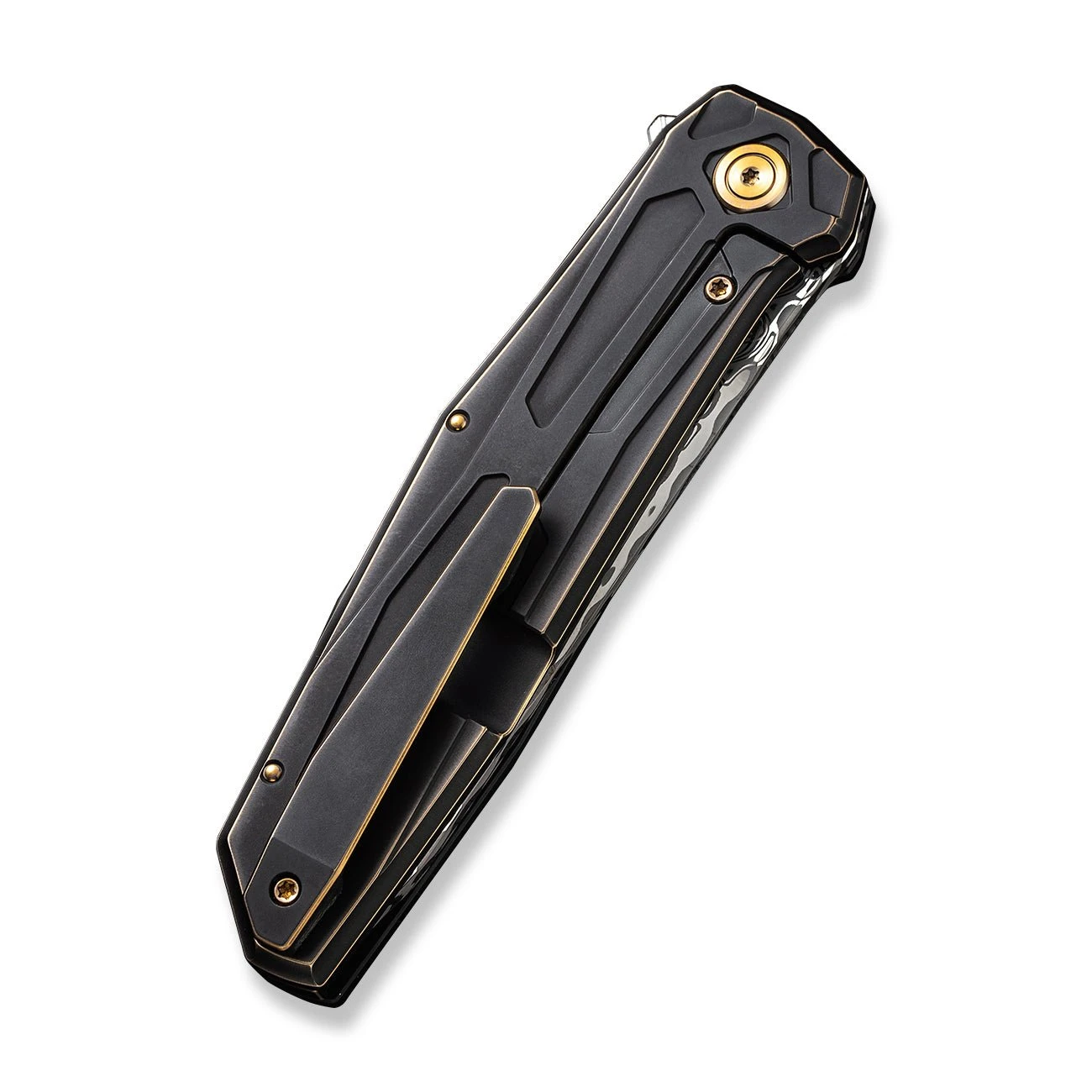 WEKNIFE Shadowfire Flipper Knife Titanium Handle (3.97" Damasteel Blade) WE22035-DS1 9 WEKNIFE Shadowfire Flipper Knife Titanium Handle (3.97" Damasteel Blade) WE22035-DS1 - Image 7