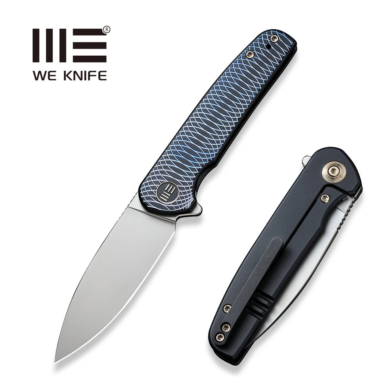 WEKNIFE Shakan Flipper Knife Titanium Handle (2.97" CPM 20CV Blade) WE20052C-1 3 WEKNIFE Shakan Flipper Knife Titanium Handle (2.97" CPM 20CV Blade) WE20052C-1